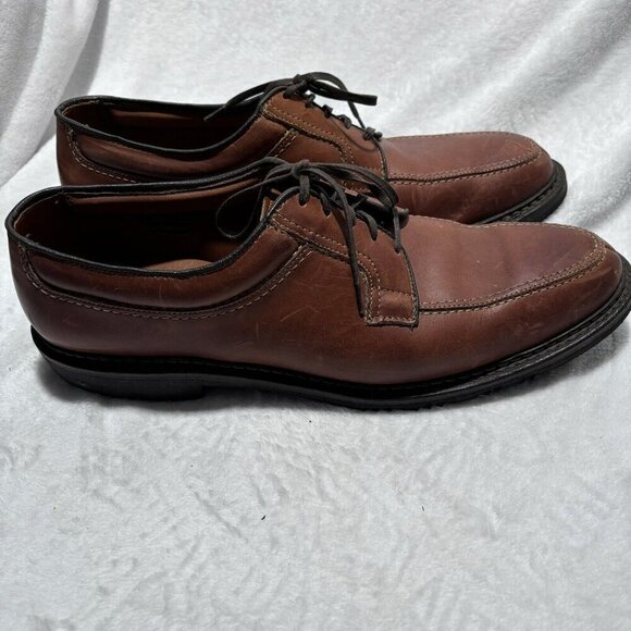 Allen Edmonds Mens Size 14 2R Brown Comfort Shoes Wilbert Oxfords 1951 45309 Dst - Picture 12 of 12